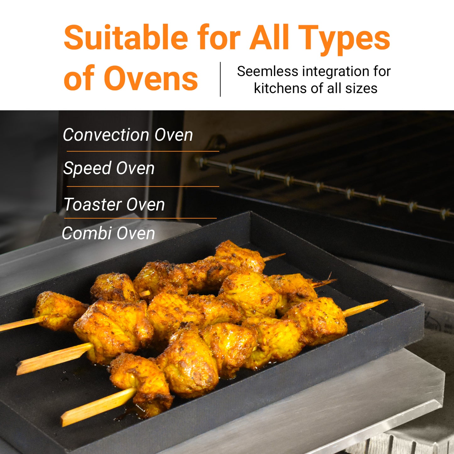 TCI-5257 PTFE Rapid Solid Oven EverBasket® 7"X 11"X 1" highly effective and safe for commercial/home cooking. Super easy to clean, non-stick, heavy duty and dishwasher safe. Elevates food quality.