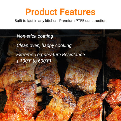 TCI-5449 PTFE Rapid Solid Toaster Oven EverBasket®  5.5"X 7"X 1" highly effective and safe for commercial/home cooking. Super easy to clean, heavy duty and dishwasher safe. Elevates food quality.