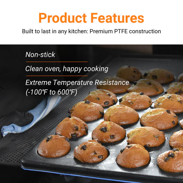 TCI-8928 EverForm™ Cookware PTFE 24 Cavity Mini Muffin Pan