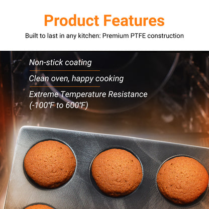 TCI-8929 EverForm™ Cookware 12 Cavity Muffin Pan with durable, sturdy, and easy to use product feature.